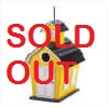 SCHOOL DAZE BIRDHOUSE - SCHOOLHOUSE WOODEN BIRDHOUSE