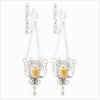 PENDANT SCONCE DUO CANDLEHOLDER - METAL AND GLASS