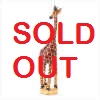 WOODEN GIRAFFE FIGURINE - AFRICAN GIRAFFE MADE OF WOODS