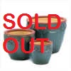 CERAMIC PLANTERS - Mediterranean Mist Planter Trio