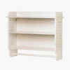 WHITE BATHROOM WALL SHELF - BATHROOM ITEMS - MADE OF WOODS