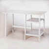 WHITE WORKSTATION DESK - HOME OFFICE WORKSTATION DESK - COMPUTER DESKS - ELECTRONICS 