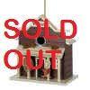 WELCOME BIRDHOUSE - WESTERN SALOON BIRDHOUSE - COUNTRY STYLE WOODEN BIRDHOUSES