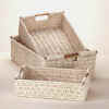 BASKETS - Woven corn husk Nesting Basket
