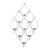 METAL  WALL DECOR CANDLE HOLDER - AMBIT WALL DECOR CANDLE HOLDER