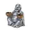 BUDDHA STATUE CANDLEHOLDER - SITTING BUDDHA CANDLEHOLDER