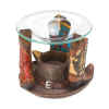 COWBOY BOOTS OIL WARMER - POLYRESIN BOOTS OIL WARMER