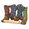 COWBOY BOOTS TOILET PAPER HOLDER - BATHROOM TOILET PAPER HOLDER