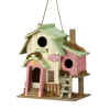 HUMMINGBIRD HUT BIRDHOUSE - WOODEN HUMMINGBIRD BIRDHOUSE