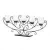 METAL CANDLE STAND WITH 5 GLASS CUPS - TWILIGHT SPLENDOR CANDLE STAND