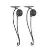 METAL CANDLE WALL SCONCE - VERVE METAL WALL SCONCE DUO