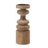 CRAFTSMEN WOODEN CANDLEHOLDER - UNPAINTED WOODEN CANDLE HOLDER