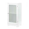  FLOOR WHITE WOOD CABINET - ASPEN FLOOR CABINET
