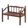 WOOD BENCH PLANT STAND - GARDEN GROVE BENCH PLANT STAND
