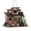 SCOUT CAMP TRADING POST BIRDHOUSE - UNIQUE WOOD BIRDHOUSES