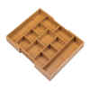 EXPANDABLE BAMBOO DRAWER ORGANIZER - BAMBOO ORGANIZER