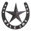 WESTERN STYLE STAR WALL DECOR - METAL STAR MOTIF DECOR