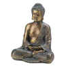 SITTING BUDDHA STATUE - ASIAN DECOR - POLYRESIN BUDDHA