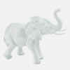 WHITE ELEPHANT STATUE - TEXTURED WHITE ELEPHANT