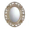 OVAL WALL MIRROR - GOLDEN FINISH GILDED OVAL WALL MIRROR