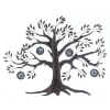 FAMILY TREE PHOTO WALL DECOR - IRON FAMILY TREE PICTURE WALL DECOR