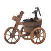 TRICYCLE WATER FOUNTAIN - WOODEN TRICYCLE OUTDOOR FOUNTAIN