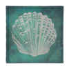 WHITE SEASHELL CANVAS WALL ART - SEASHELL WALL ART