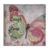 LIVE LAUGH LOVE BUTTERFLY CANVAS WALL ART - LIVE LAUGH LOVE WALL ART