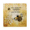 BUMBLE BEE 3-D GARDEN WALL ART - BEES  WITH GOD BLESS OUR GARDEN MESSAGE WALL ART